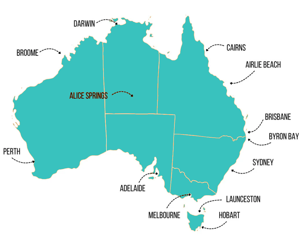 Persoonlijk reisplan Australië